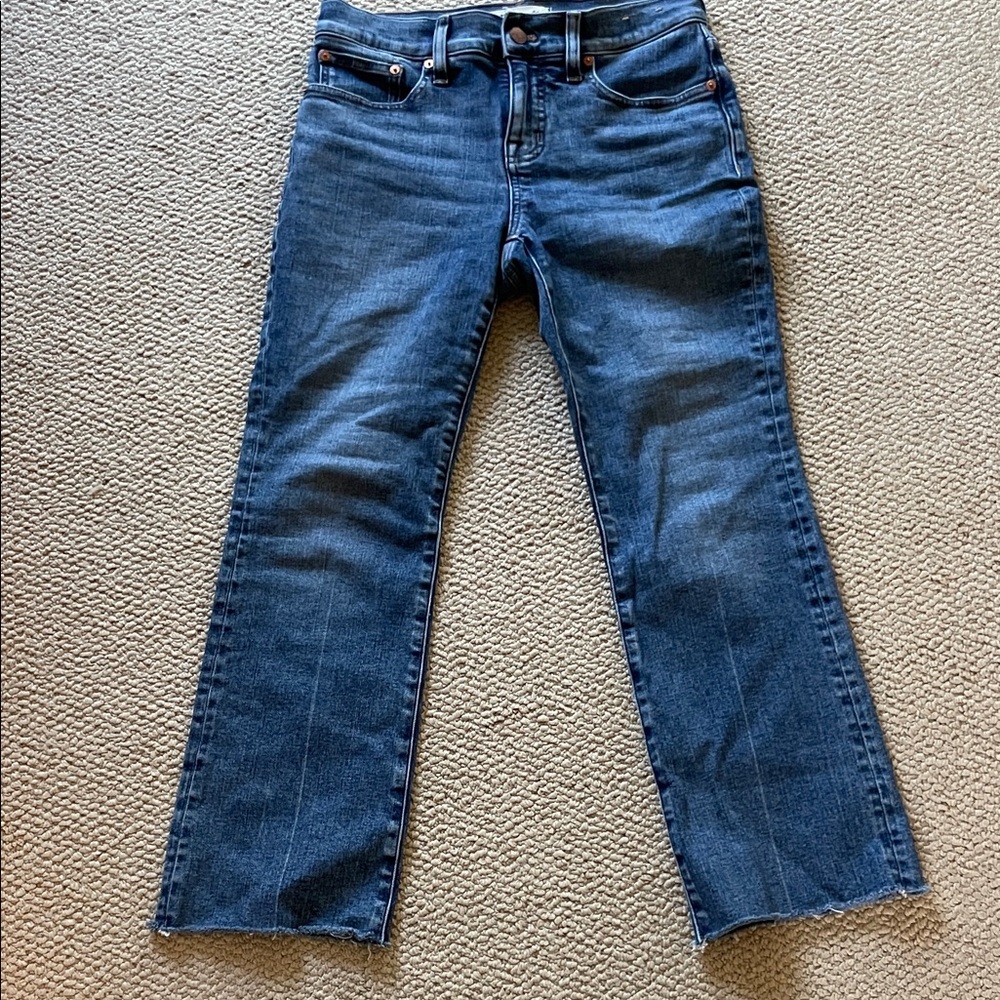 Madewell Kickout Crop Jeans